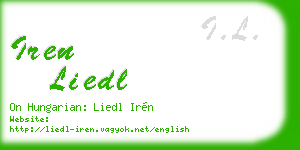 iren liedl business card